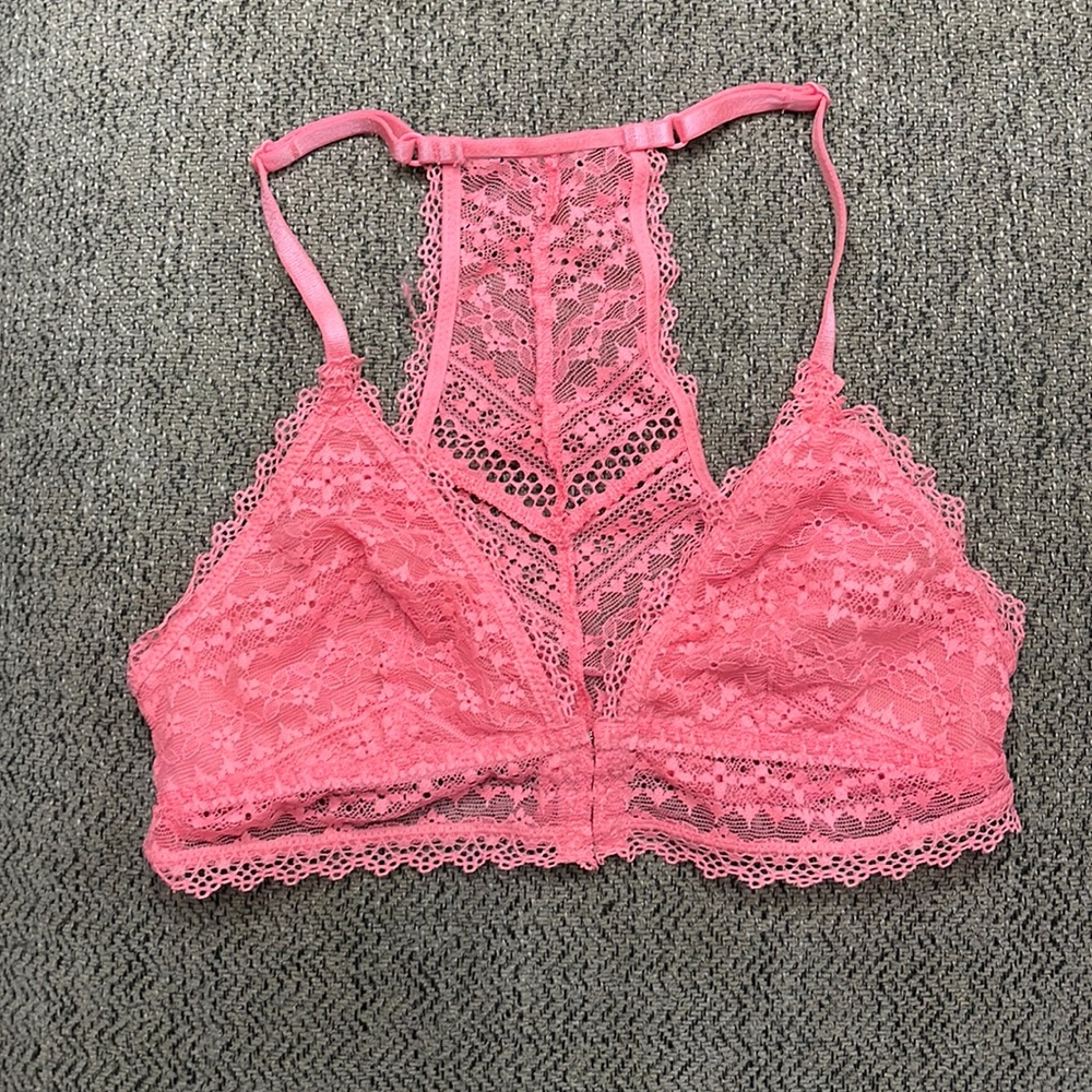 Victoria’s Secret Front closure  lace racerback bralette Size XS